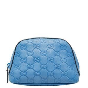 Guccissima 272366 Blue Leather Women's Gucci